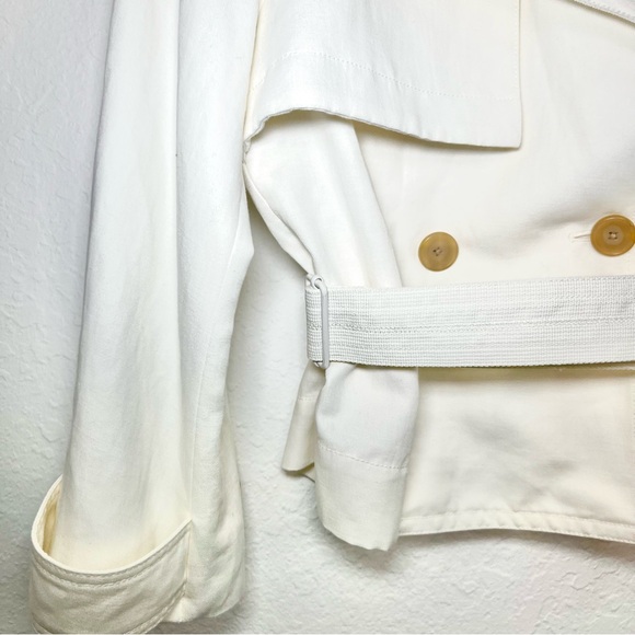 Vince Linen Blend Cropped Belted Jacket – Size XS – $495 Retail - Picture 9 of 12